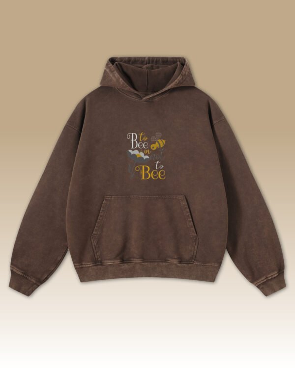 Bluza oversize z kapturem To Bee or not To Bee